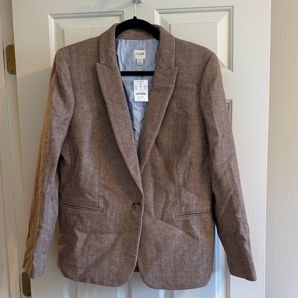 J. Crew Women's Tan Blazer NWT